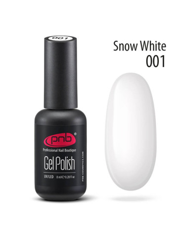 Gel polish №001 Snow White 8 ml. PNB