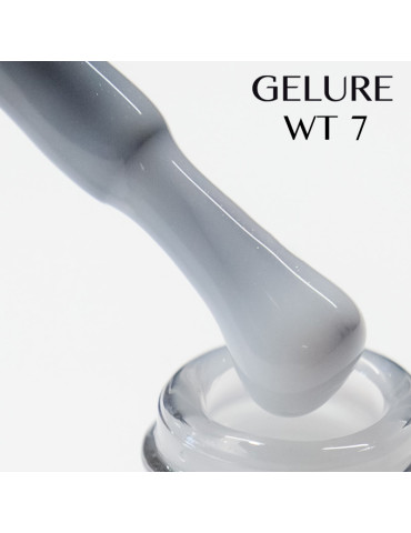 Gel Polish WT 7 15 ml. (glitter white) Gelure