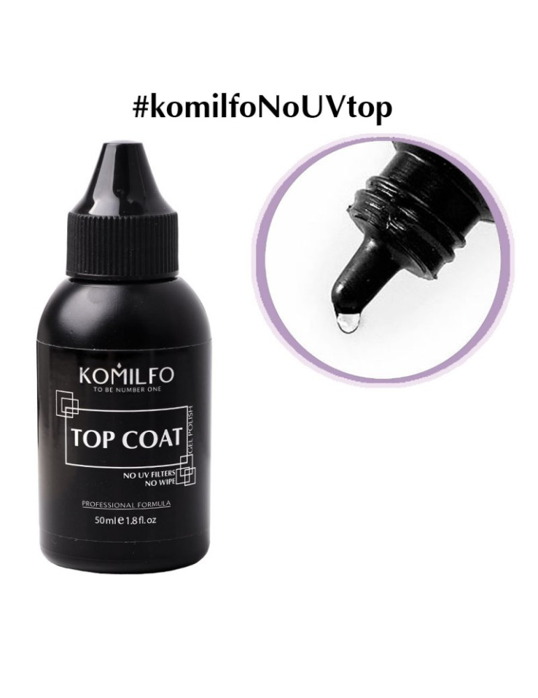 No Wipe No UV Top 50 ml. Komilfo