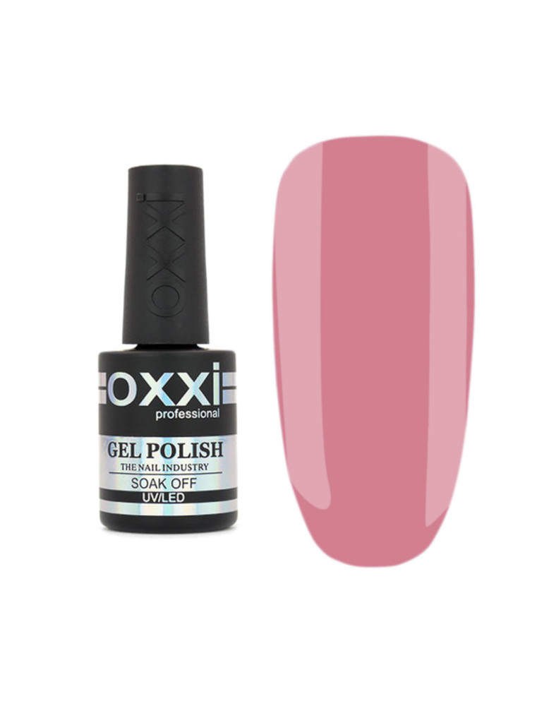 Gel Polish OXXI №010 (pale coral pink, enamel) 10 ml.