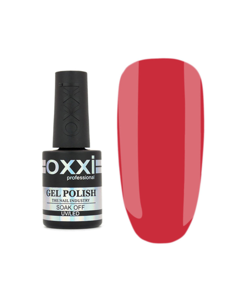 Gel Polish OXXI №024 (orange-red, enamel) 10 ml.