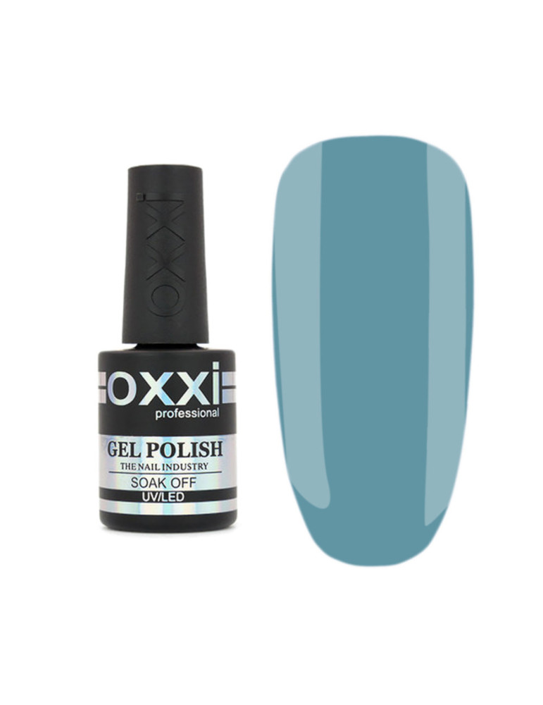 Gel Polish OXXI №039 (muted grey-blue, enamel) 10 ml.