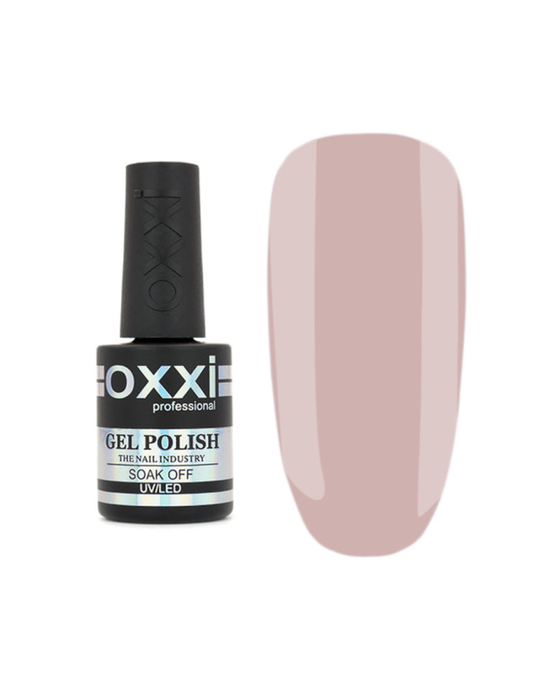 Gel Polish OXXI №125 (very light pink-peach, enamel) 10 ml.