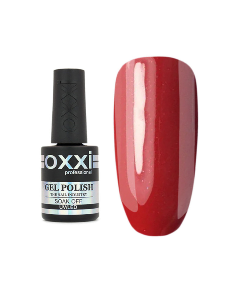 Gel Polish OXXI №139 (blood red with a slight sheen) 10 ml.