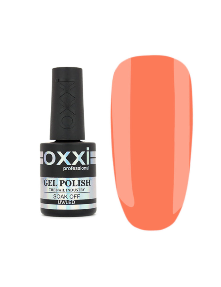 Gel Polish OXXI №185 (bright orange, neon) 10 ml.