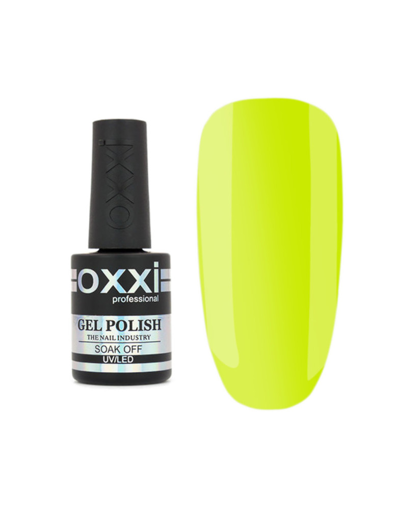 Gel Polish OXXI №241 (bright lemon yellow, neon) 10 ml.