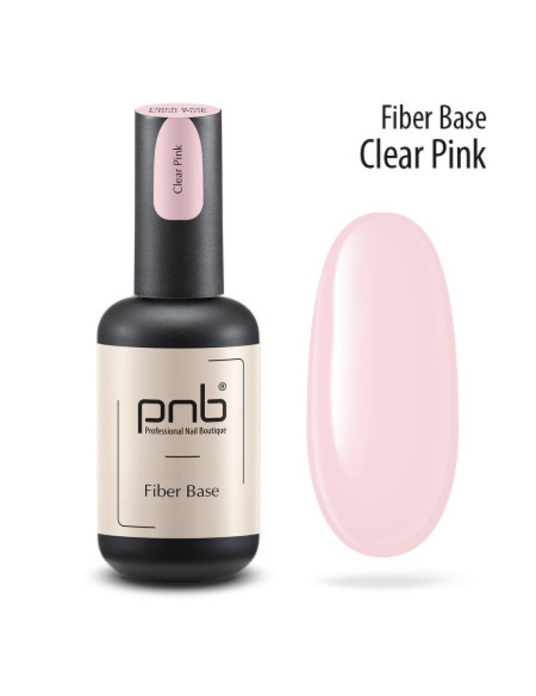 Fiber UV/LED Base Clear Pink, 17 ml. PNB